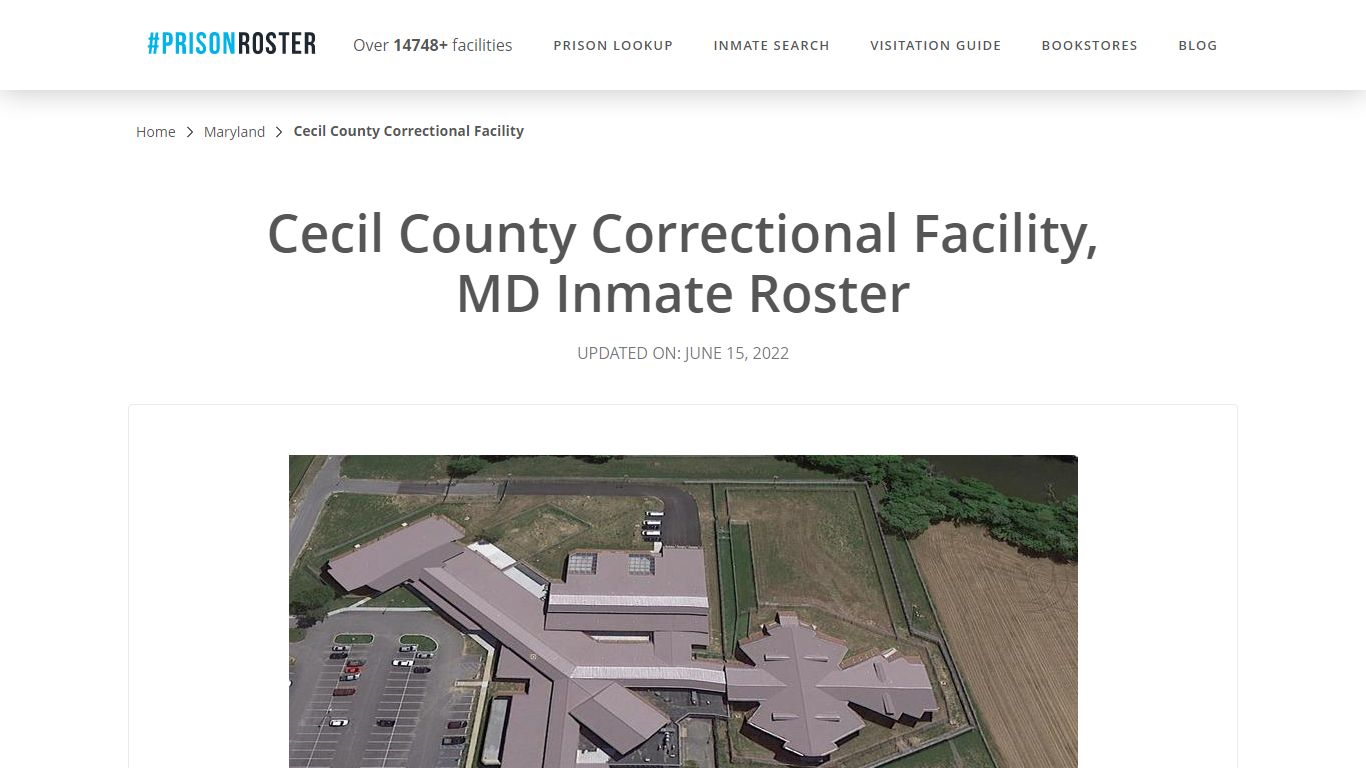 Cecil County Correctional Facility, MD Inmate Roster